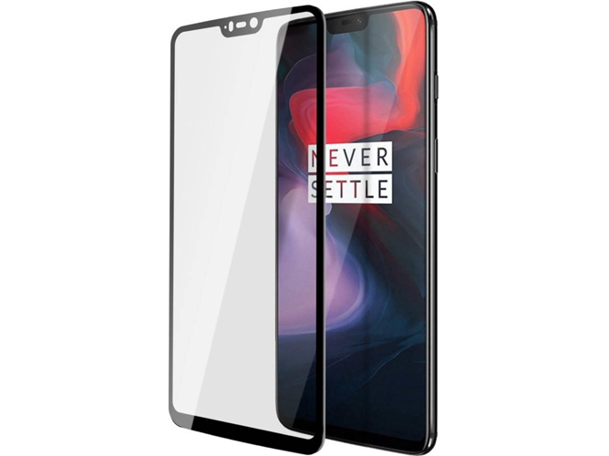 Protector de Cristal Templado AVIZAR OnePlus 6 Negro