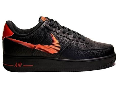 Zapatillas Deportivas NIKE Air Force 1 Hombre (Negro -Material Sintético -44)