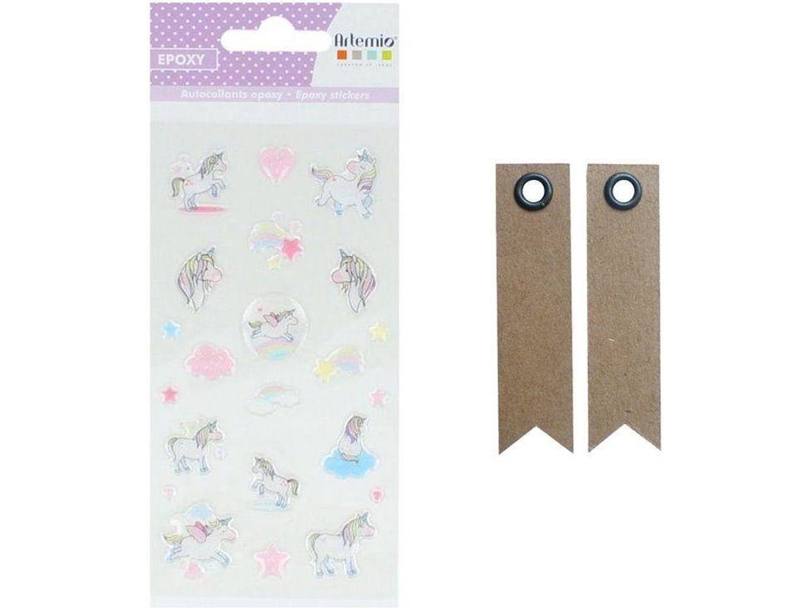 Set 23 Pegatinas YOUDOIT Arcoiris (14 x 7,5 cm)