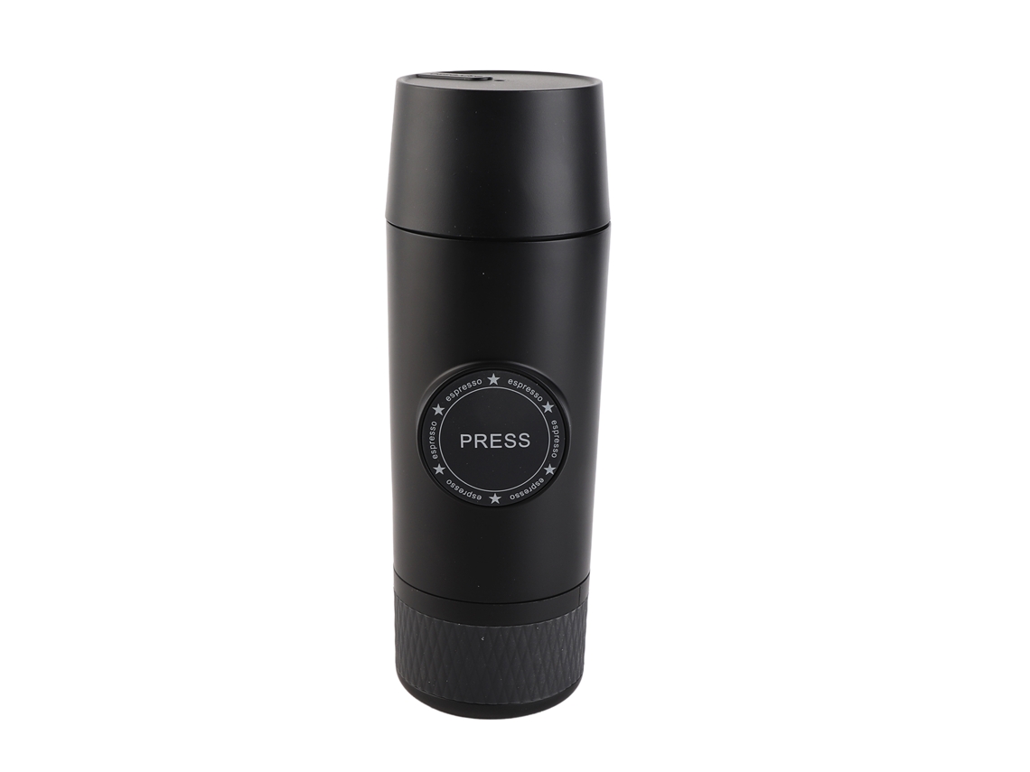 Cafetera eléctrica portátil inalámbrica con batería de 2600 mAh y 15 bares de presión.