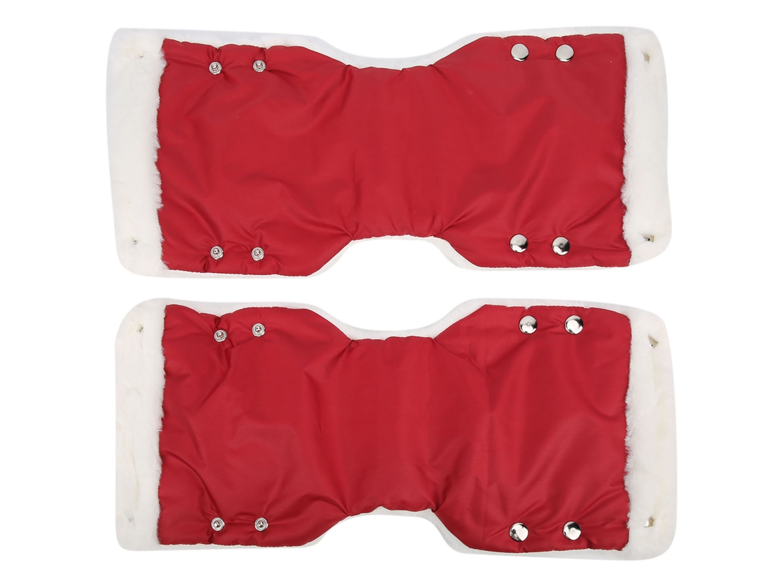 Puños Térmicos Impermeables Para Cochecito/silla De Paseo - Rojo