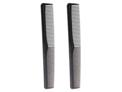 Peines de plástico antiestáticos con dientes para peluquerías y hoteles (negro) de Jinyubo Store
