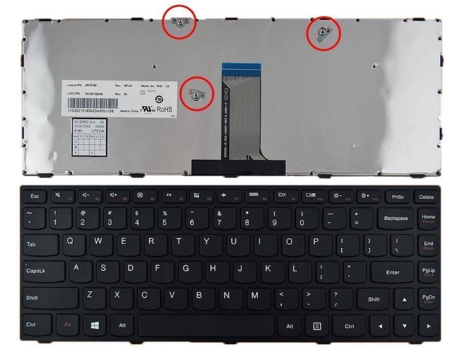 Teclado para Portátil Lenovo G40-70 Ideapad Flex 14