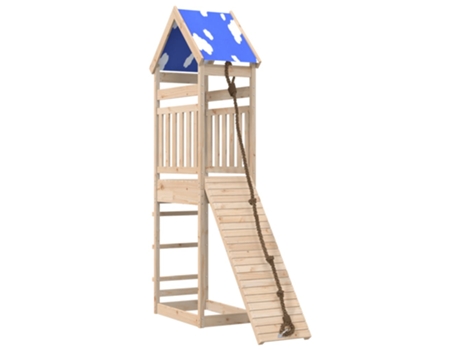 Parque infantil de exterior de VIDAXL madera maciza de pino