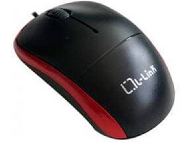 Ratón L-LINK LL-2080-R (Óptico - Negro)
