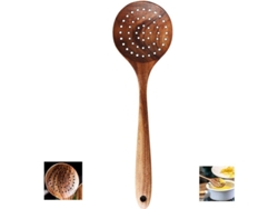 Cuchara De Madera De Teca Estilo Japonés, Utensilio De Cocina De Primera Calidad, 28 Cm