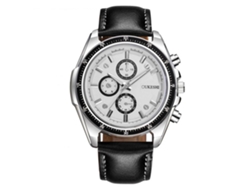 Reloj De Pulsera Analógico De Cuarzo Para Hombres Con Correa De Pu Moda Empresarial