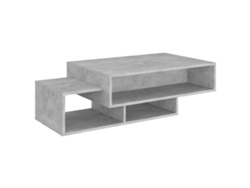 Mesa de Centro Apoyo 105X55X32 cm Contrachapado Gris Cemento