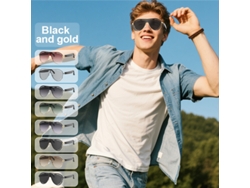 Gafas De Sol Inteligentes Con Ia, Funciones: Traducción, Reproducción De Música Y Llamadas Bluetooth (negro) Czhhmart