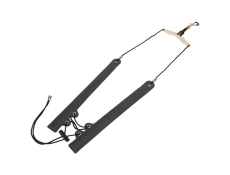 Correa de hombro para saxofón Correa de hombro para saxofón plegable hecha de cuero artificial sin tensión en los accesorios
