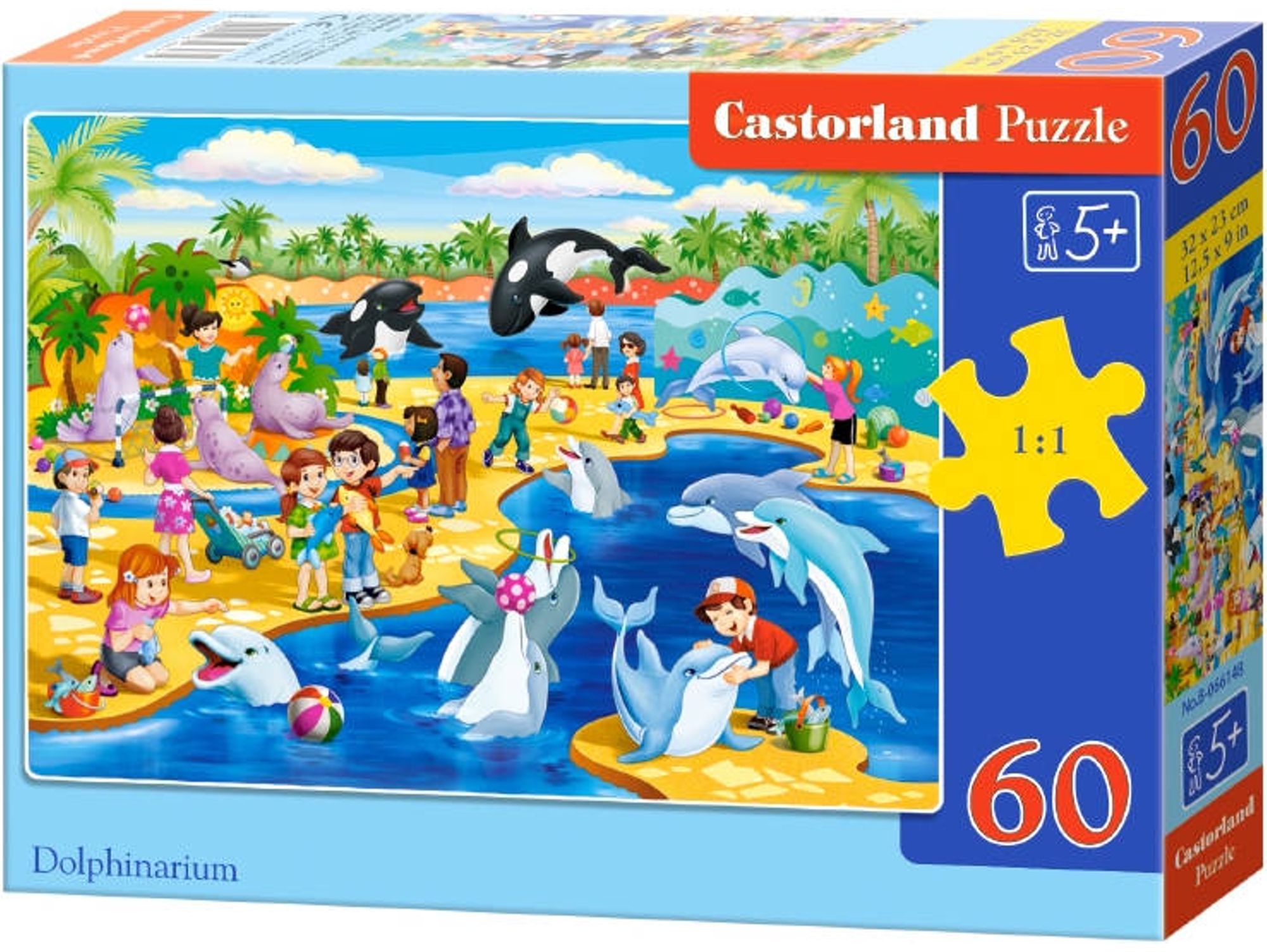 Puzzle CASTORLAND Dolphinarium (60 Piezas)