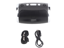 Alto-falante Bluetooth 5.0 Sem Fio Com Bass Intenso Hifi, 1200mah, Lanyard, 5w, Preto Dazzling