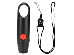 Silbato electrónico ajustable, 3 velocidades, deportivo, para viajeros, negro.