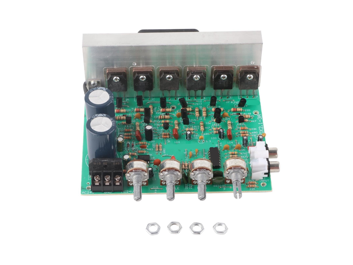 Placa Amplificadora De Potencia Para Subwoofer De 3 Canales Y 240 W, Placa De Audio Amp, 20 Hz-30 Khz, 8 Ohmios