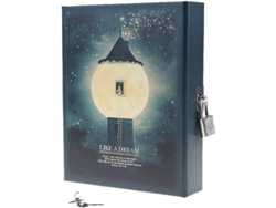 Cuaderno Con Candado Para Secretos, Libreta Con Llave, Tarjeta De Regalo, Estilo Faro Nocturno