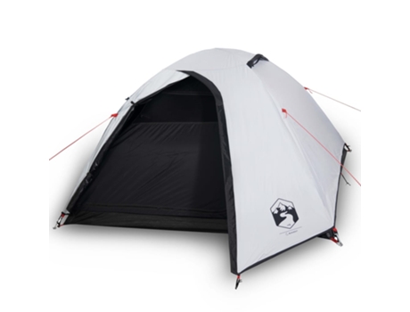 Tienda de campaña iglú 4 personas tela opaca impermeable VIDAXL blanco