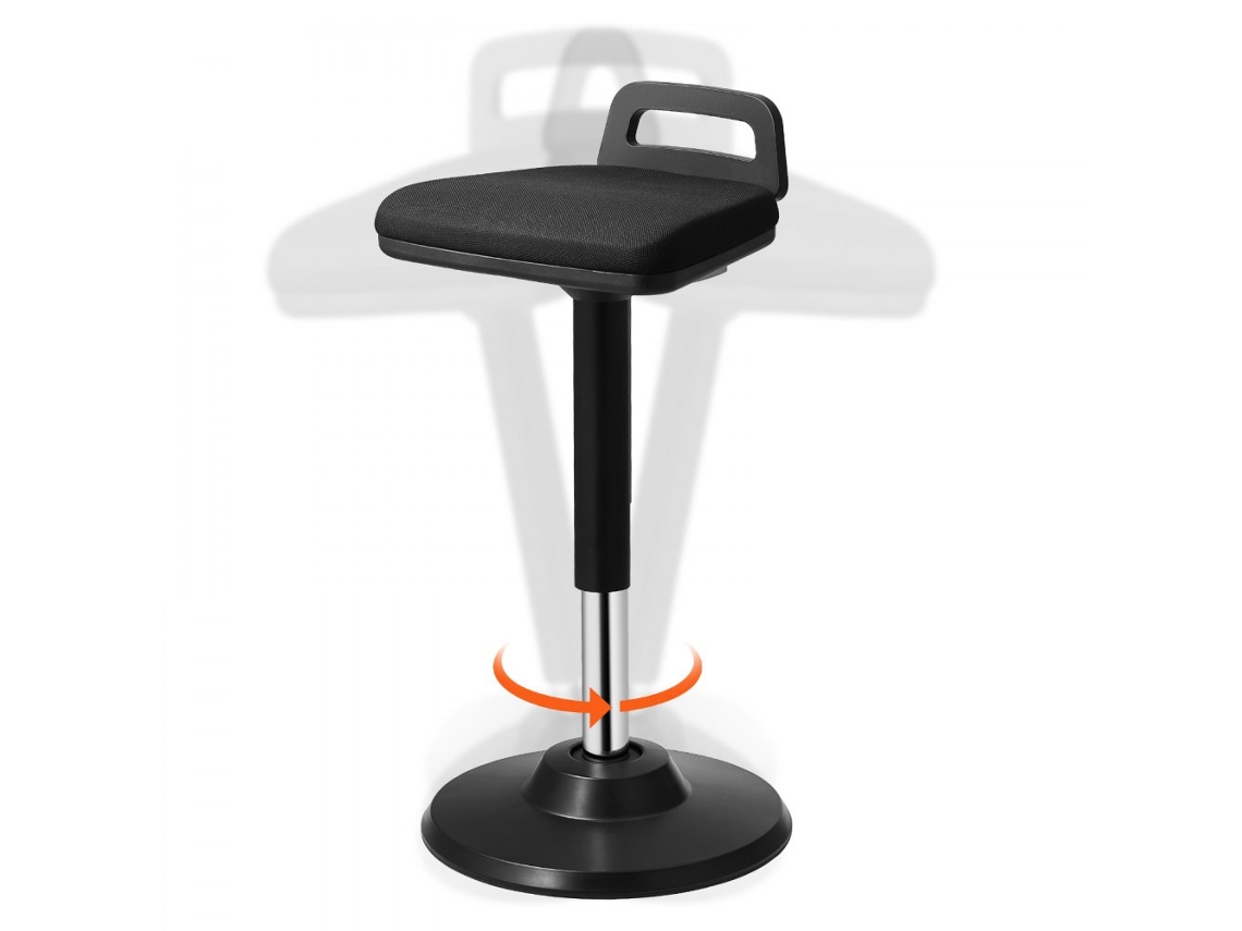 Silla ergonómica ajustable con rotación de 360° y respaldo cómodo Tekmaquinas