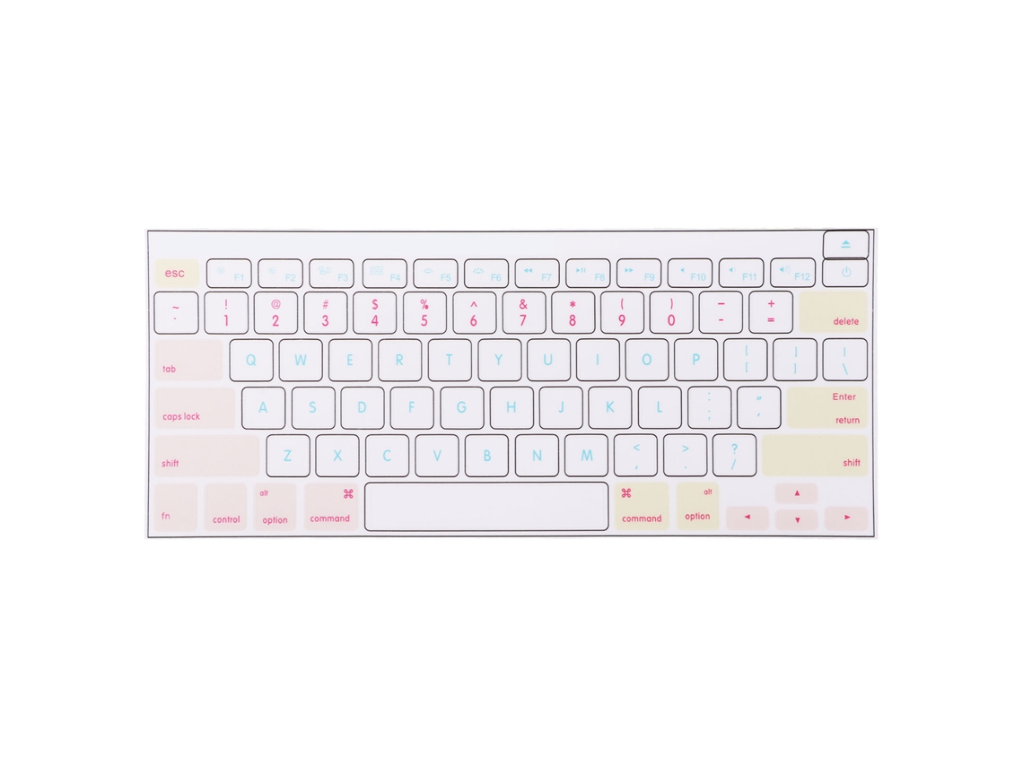 Pegatinas De Repuesto De Pvc A Prueba De Polvo Para Teclado Ios A1466 A1278 A1298 (escritorio)