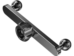 Adaptador giratorio para caña de extensión, aluminio, 17 mm, Slowmoose