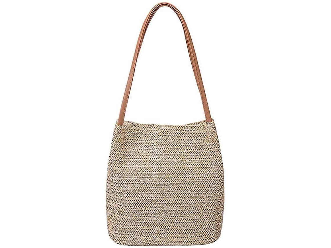 Bolsos de playa de paja, cubos, bolsos de mano, bolsos de hombro y bolsos tote para mujer - Verano