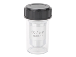 Lente Objetivo Acromática Allsteel 60x Para Microscopios Biológicos Con Interfaz Rms De 20,2 Mm