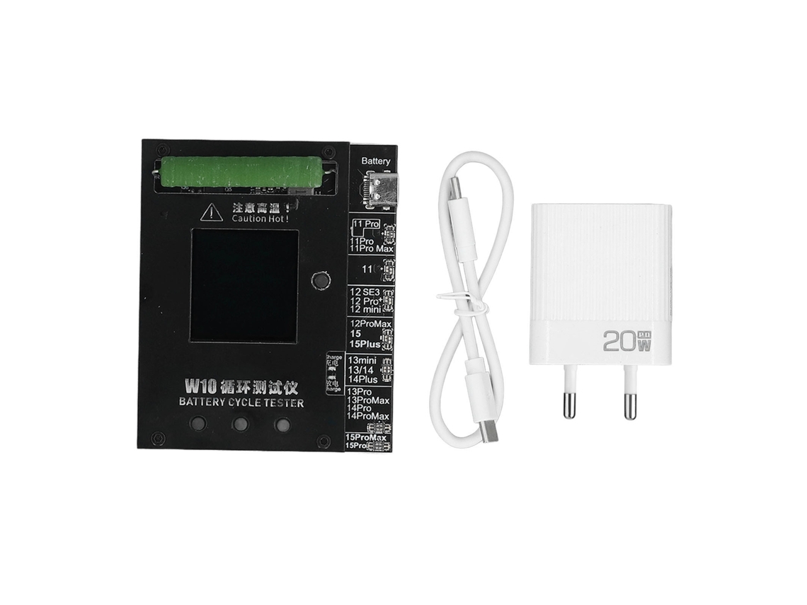 Probador De Baterías De Teléfono De Carga Rápida De 20 W Con Pantalla Led, Placa De Reparación De Pcb (ue)