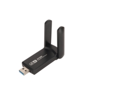 Adaptador Wifi 6 Dual Band 1800mbps Usb3.0 Con Antenas 3dbi Para Portátiles Y Tablets Plug And Play