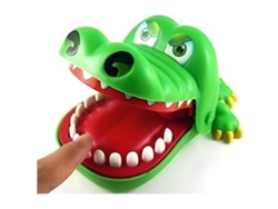 Juego de mesa Cocodrilo Dentista para niños - Marca - Verde - Juguete divertido para toda la familia