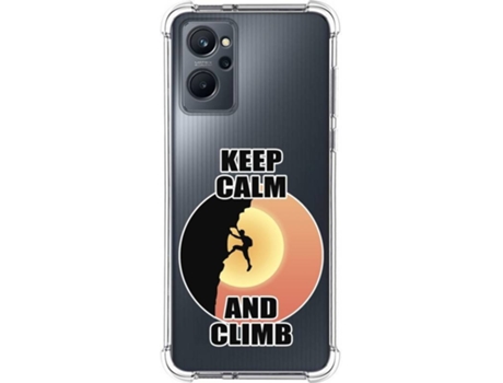 Carcasa Realme 9i TUMUNDOSMARTPHONE Dibujos Antigolpes Hombre Escalada Multicolor