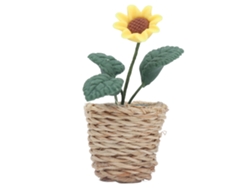 Plantas para casas de muñecas a escala 1:12, plantas y flores en miniatura, accesorios para casas de muñecas