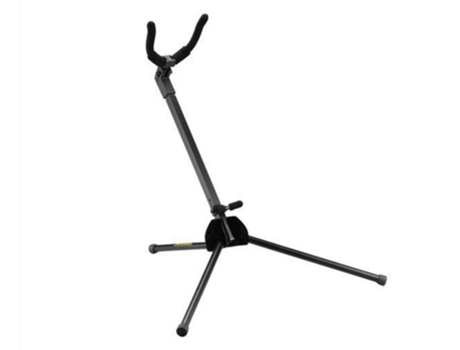 Suporte saxofone tenor hercules ds432b travlite preto