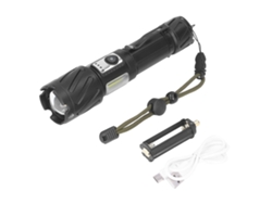 Yncm2026-linterna Led Roja Y Blanca Usb Recargable Impermeable 6 Modos Para Hogar, Exterior, Viajes Y Camping