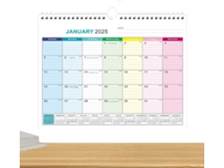 Calendario De Pared 2024 | Magnético | Borrable En Seco