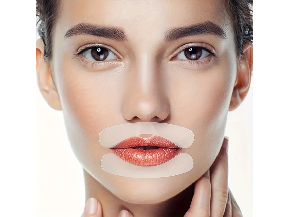 Dos Parches Labiales De Silicona Reutilizables, Antiarrugas, Transparentes, Reafirmantes Y Con Efecto Lifting.