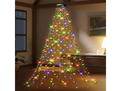 Luces Para Árbol De Navidad, 2 M, 16 Ramitas, 400 Led, 8 Modos Y Temporizador, Decoración Navideña.
