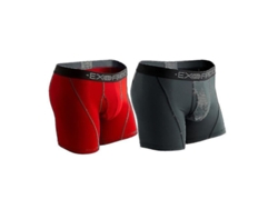 Paquete De 2 Calzoncillos Deportivos De Malla Para Hombre Exofficio, 6 Pulgadas, Tallas Estadounidenses.