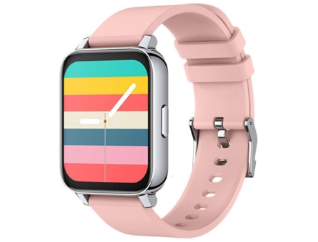 Smartwatch MDUG Monitor de Frequência Cardíaca Rosa