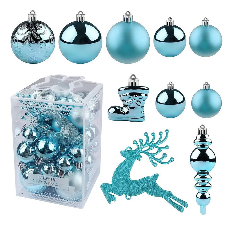 Nuevas bolas navideñas, adornos y bolas con colgante de Cristovayotoy