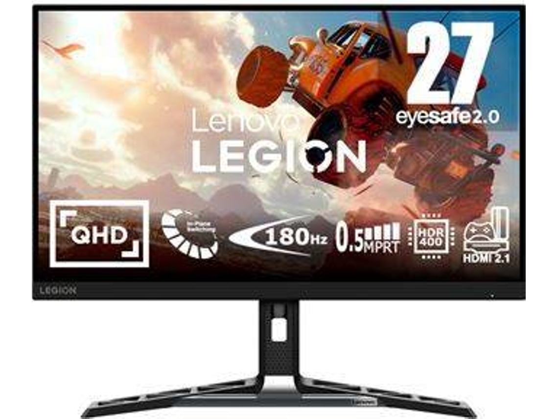 Monitor LENOVO Legion R27QE (27″ - IPS - QHD -180Hz - 0.5 ms - Freesync - Negro)