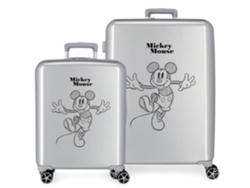 Maleta plateada Disney Joyful (70 x 50 x 29 cm - 119 l)