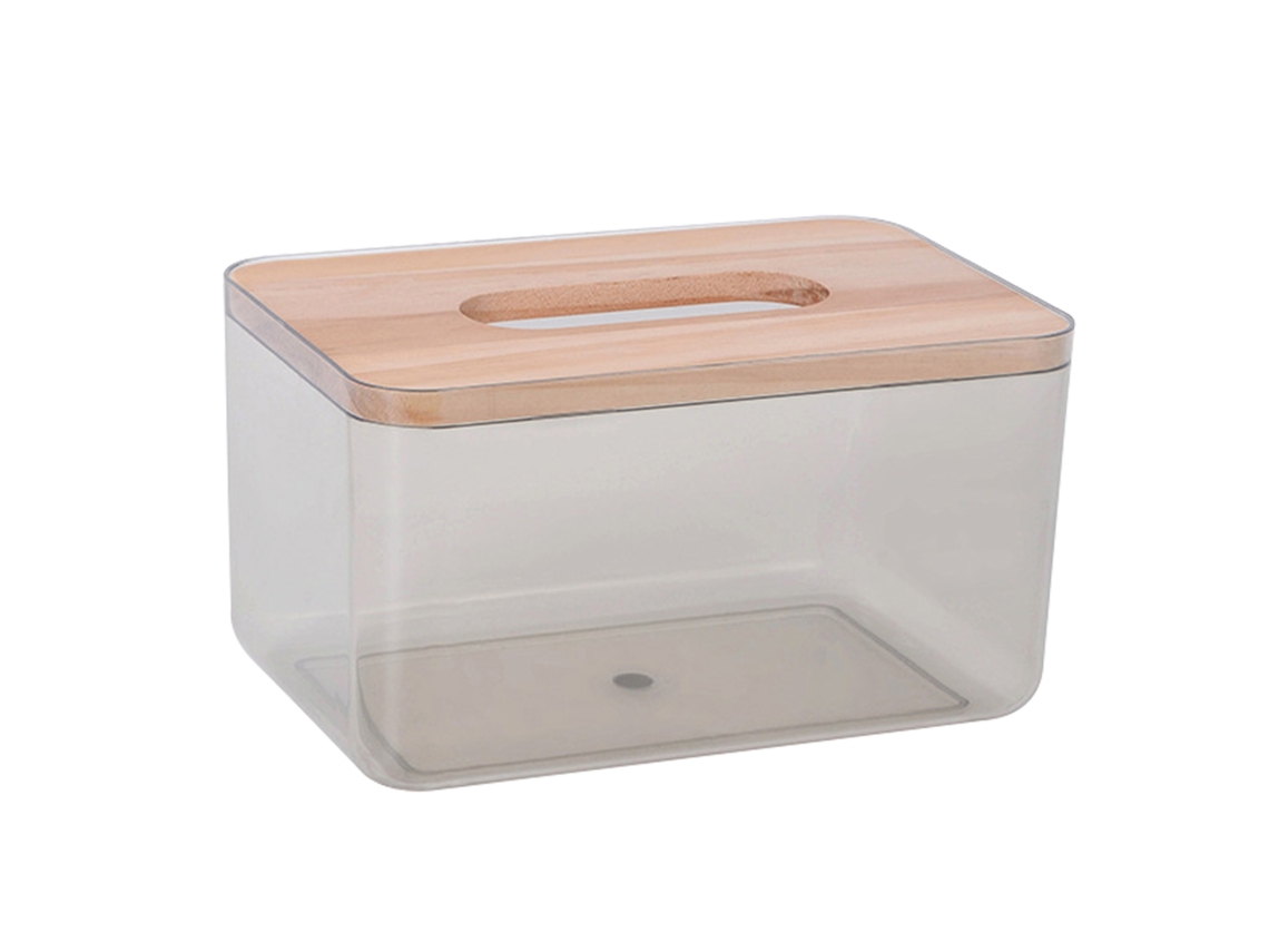 Servilletero Transparente De Pp Con Base Antideslizante Para Sala De Estar Y Dormitorio.