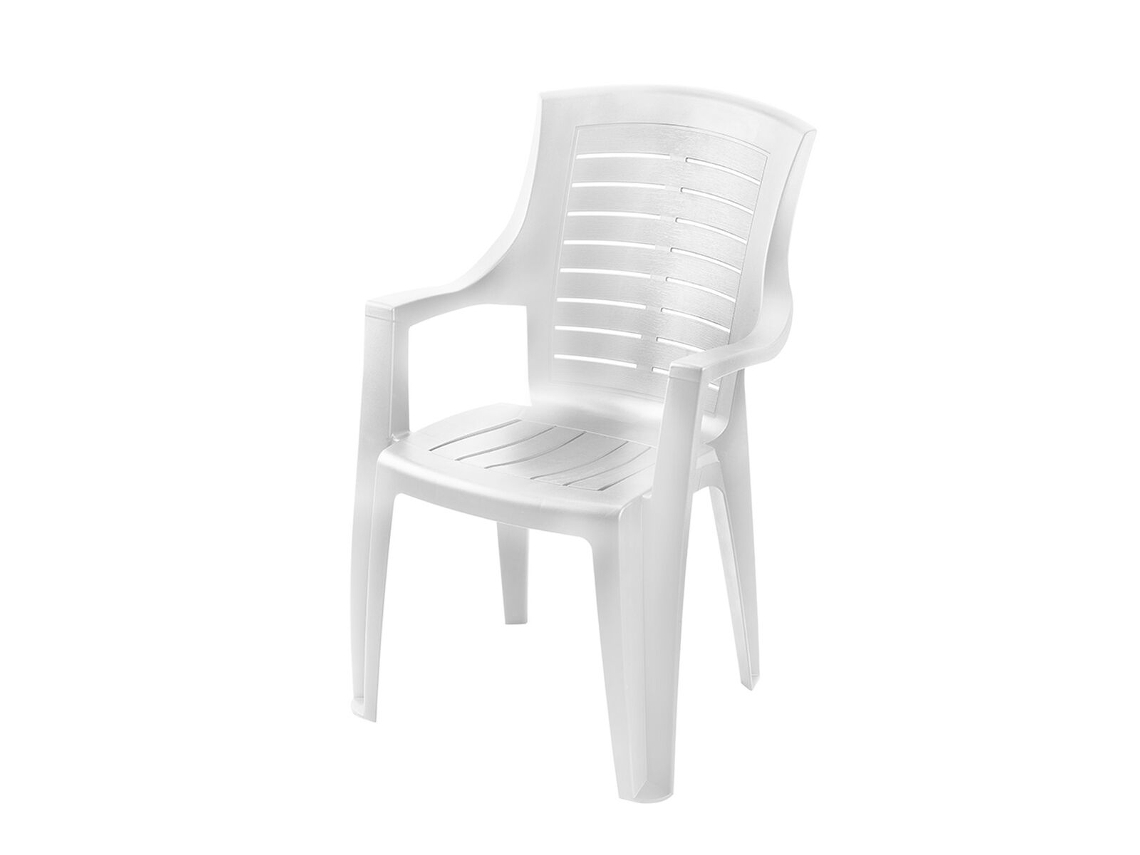 Silla de Jardín IPAE-PROGARDEN Talia TAL050BI Blanco (55 x 60 x 91 cm)