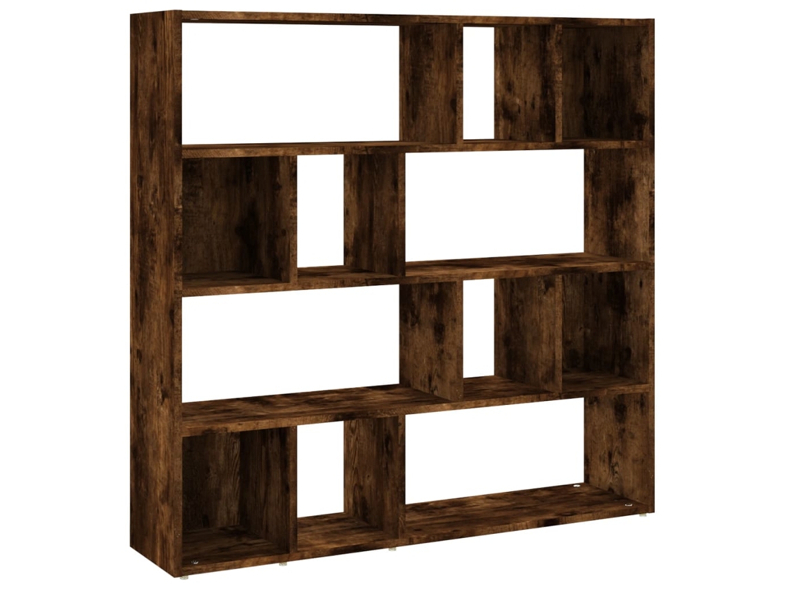 Maison Exclusive - Estantería/divisor De Espacios Roble Ahumado 105x24x102 Cm