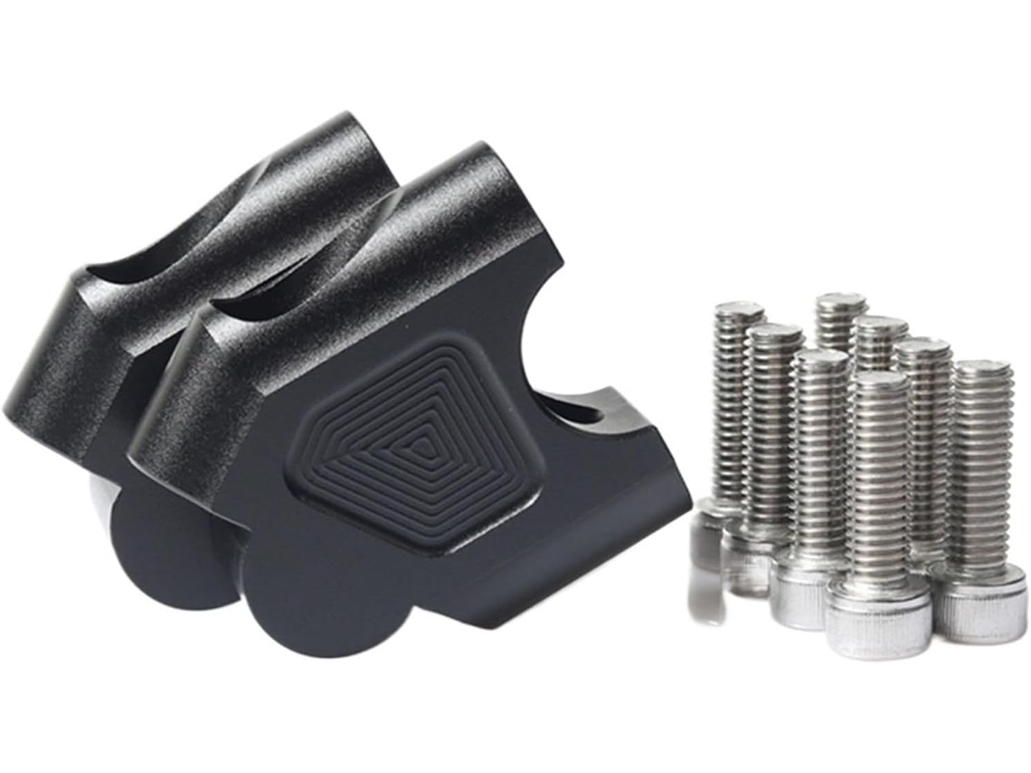 Adaptador Elevador De Manillar Apto Vibraciones Para Motocicleta Bicicleta