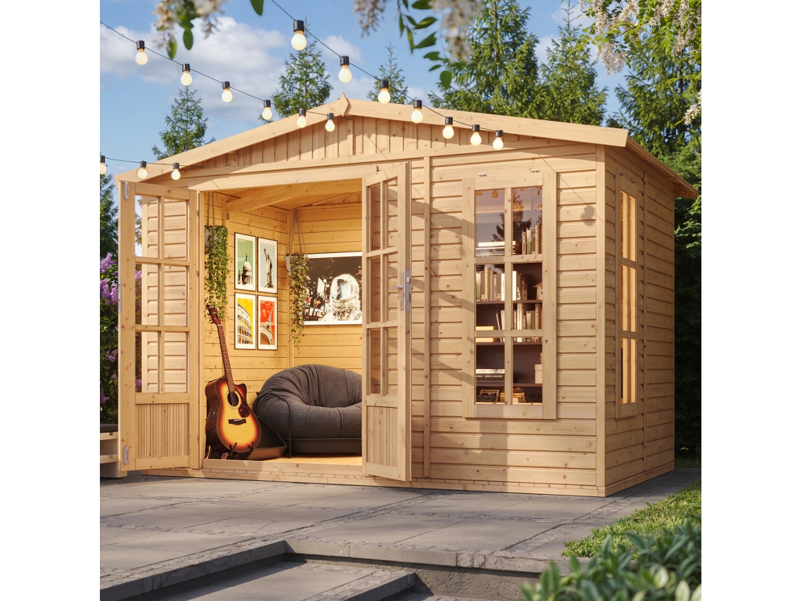 Caseta de Jardín de Madera TIMBELA M334Fb (6 M²)