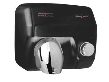 E05B SANIFLOW Secadora de Manos Manual Negra MEDICLINICS