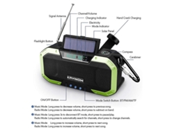 Radio de supervivencia con batería externa de 5000 mAh GOKOCO