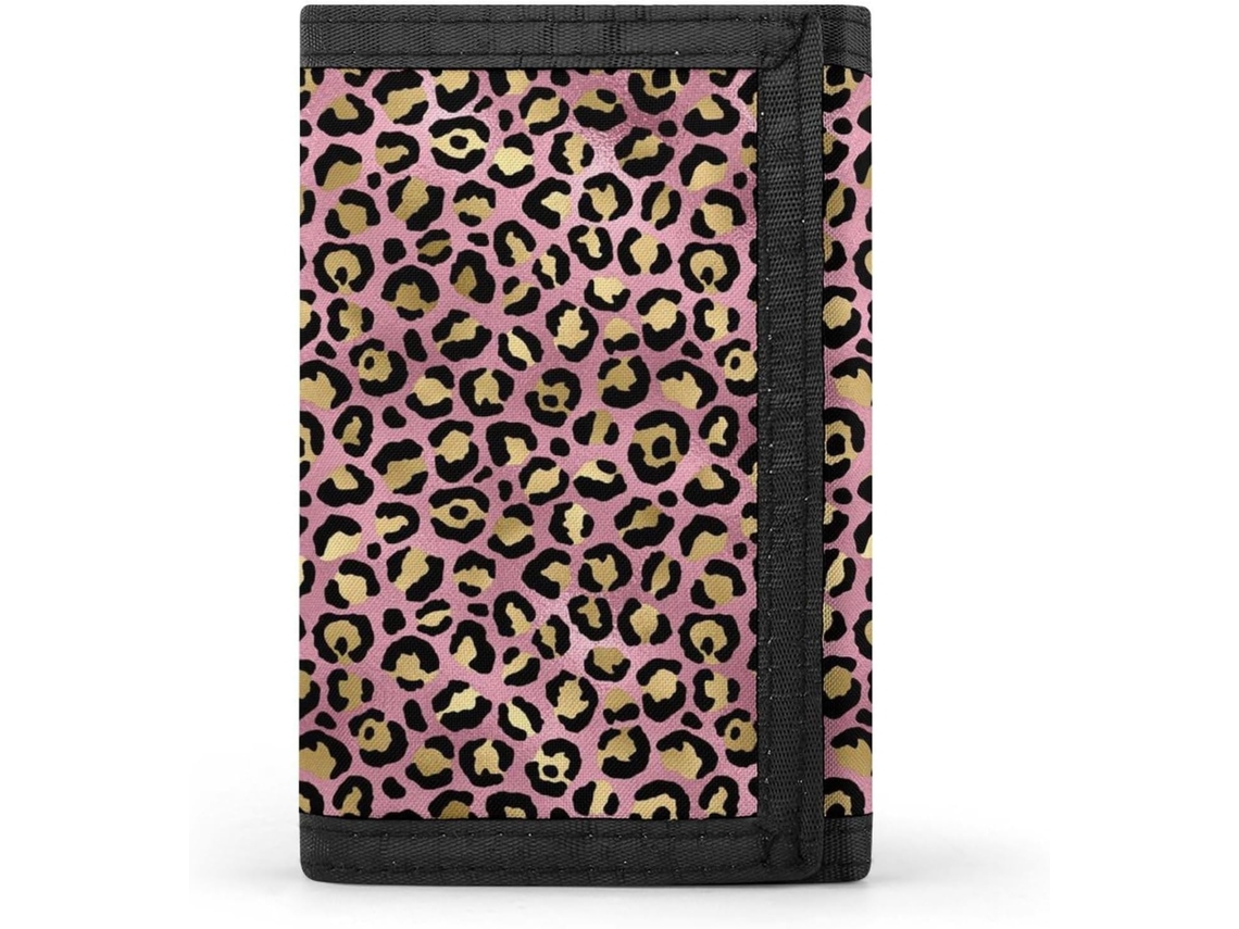 Cartera Poliéster Con Cremallera Para Hombre Diseño Estampado
