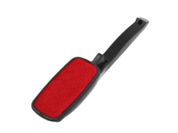 Herramienta rotativa de limpieza electrostática para eliminar pelo de mascotas, cabello humano y suciedad de ropa, muebles y asientos de coche (negra).