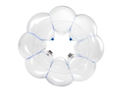 Pelotas de parachoques inflables Succebuy con cuerpo de PVC para exteriores, color azul